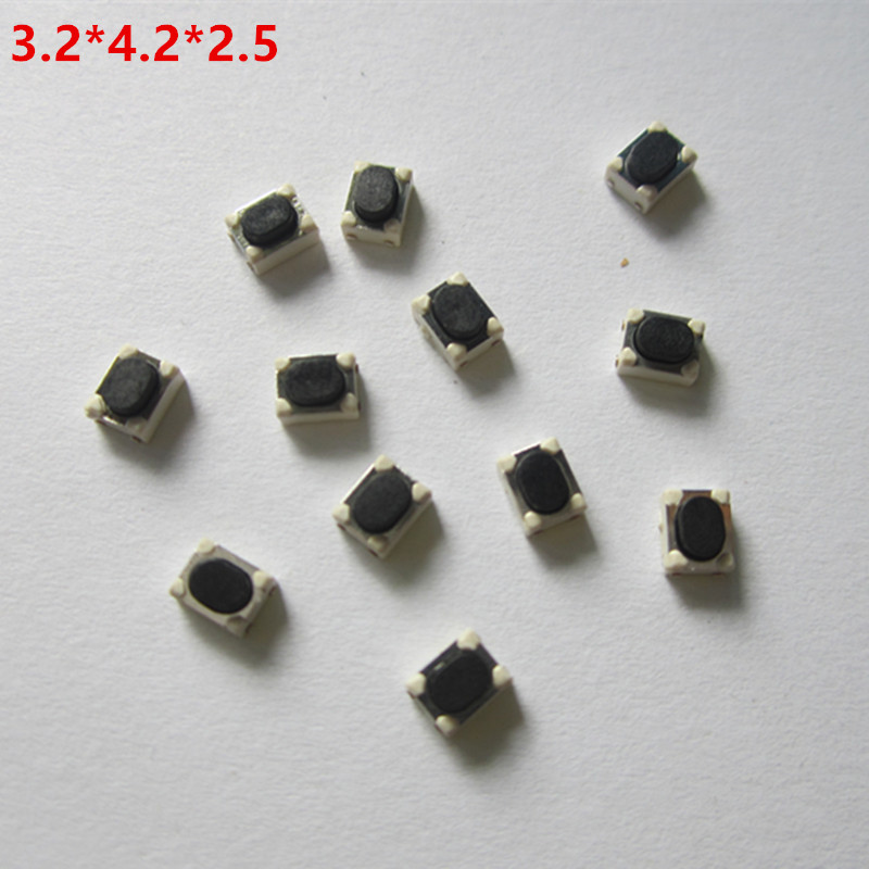 Push Button Tactile - 20 шт. микропереключателей 3.2*4.2*2.5 мм, тактильные