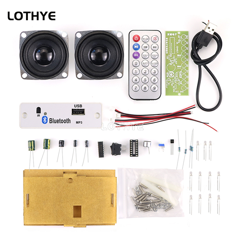 Diy Electronics Project Kit - Мини-усилитель звука Bluetooth 3W*2, набор для