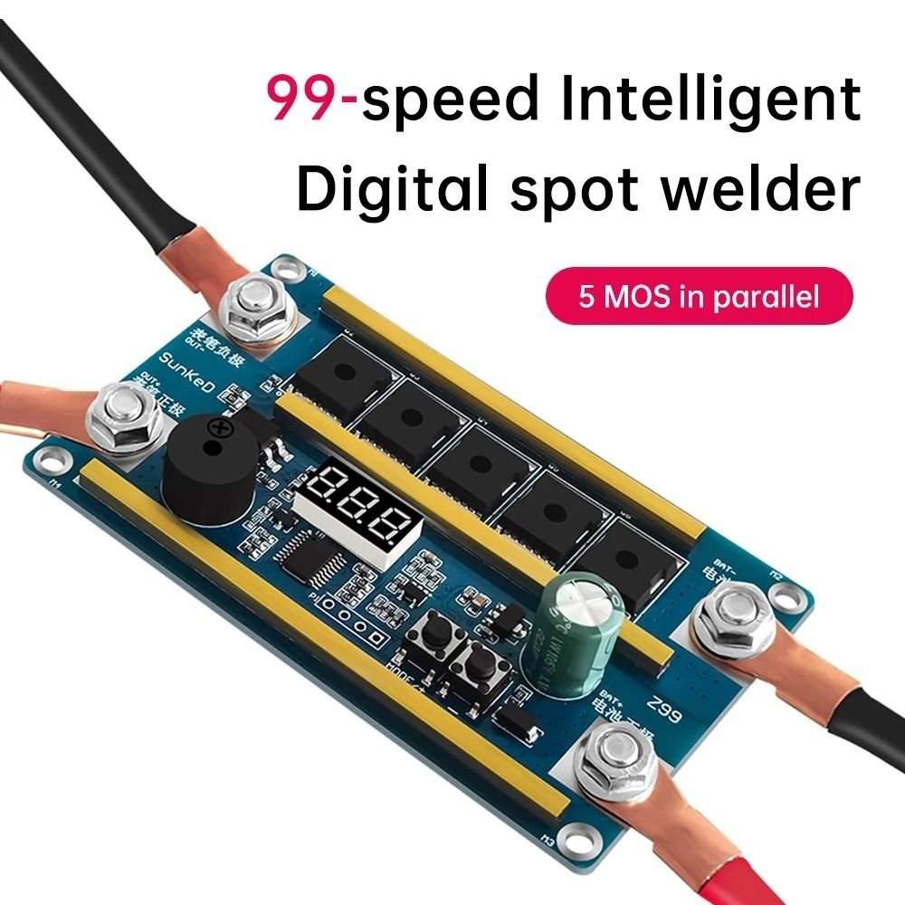Diy Electronics Spot Welder - Портативный 12В точечный сварочный аппарат с