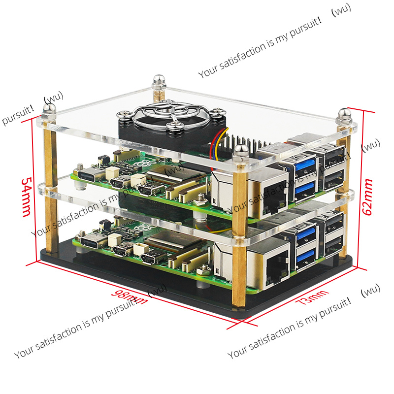 Прозрачный акриловый корпус дл – обзор и цена Diy Electronics Raspberry Pi