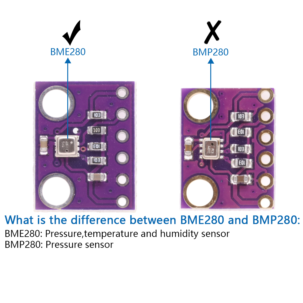 3в1 BME280 3,3 В BMP280 5 В ци – обзор и цена Bme280 Humidity Sensor