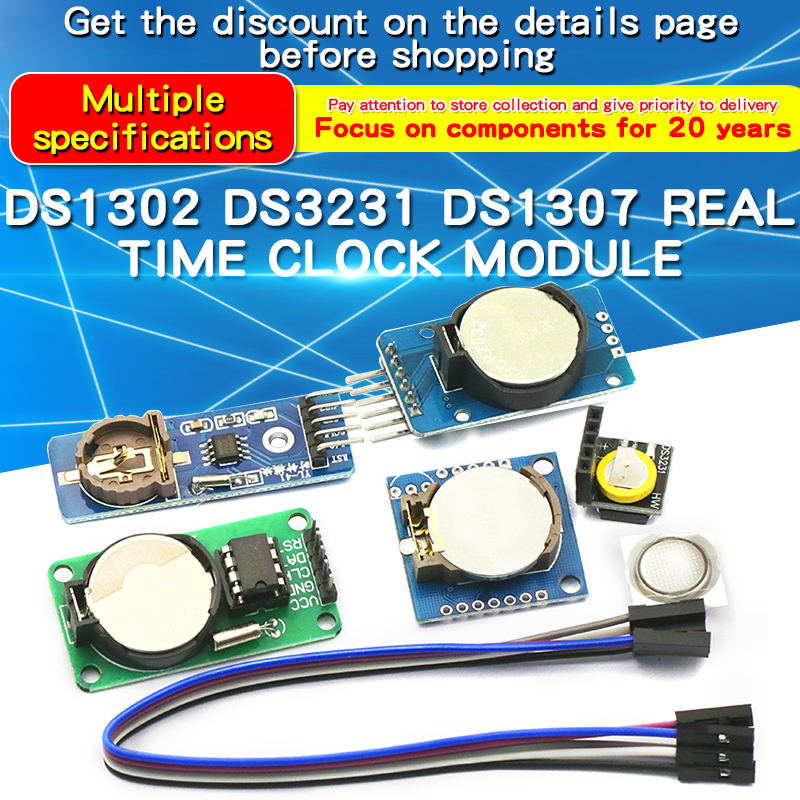 1 шт. DS1302/DS1307/PCF8563/DS – обзор и цена Rtc Module Ds3231